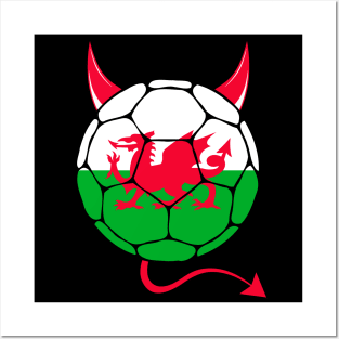 Wales Football Halloween Posters and Art